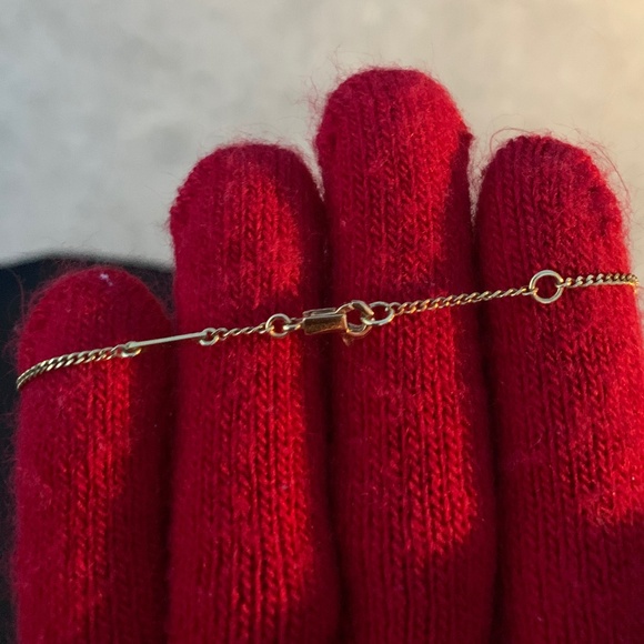 CELINE Golden Metal Necklace - Picture 9 of 12